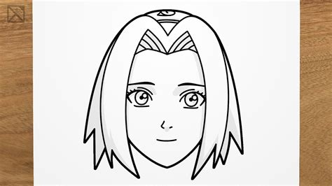 How To Draw Sakura Haruno From Naruto Step By Step Naruto Drawings