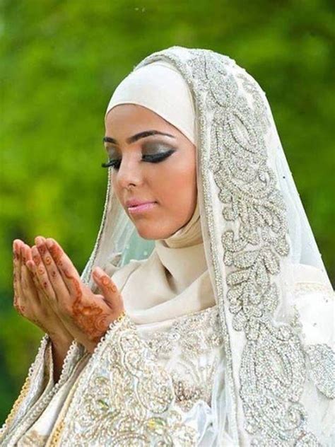 Muslim Bridal Wedding Dresses With Sleeves Hijab