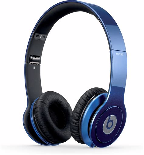 Beats By Dr Dre Solo Hd Metallic Blue On Ear Headphone With In