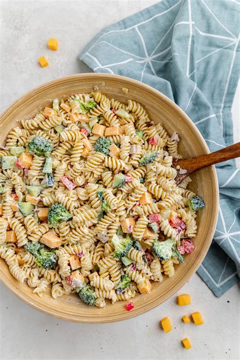 Creamy Ranch Pasta Salad The Stay At Home Chef