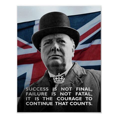 Winston Churchill Success Poster In 2021 Churchill