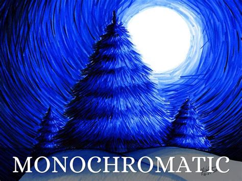 monochromatic | Monochromatic painting, Monochromatic painting ideas ...