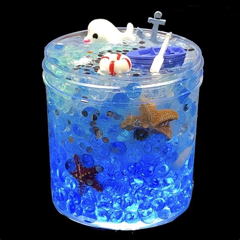 Ocean Party Fishbowl Slime Charms Included Slime Popular Slime Etsy