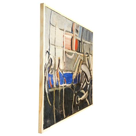 Abstract Interior By Daniel Clesse Vintage Art Authentic Provence