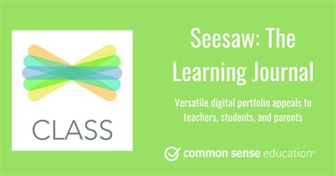Seesaw Review For Teachers Common Sense Education