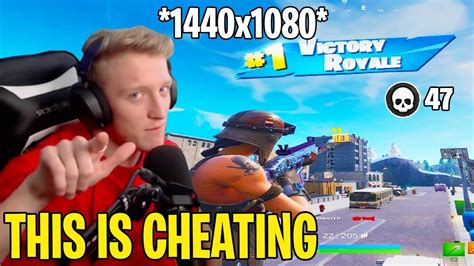 Tfue Shows Us How Overpowered Fortnite Stretched Resolution Is
