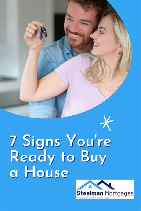 7 Signs Youre Ready To Buy A House Steelman Mortgages