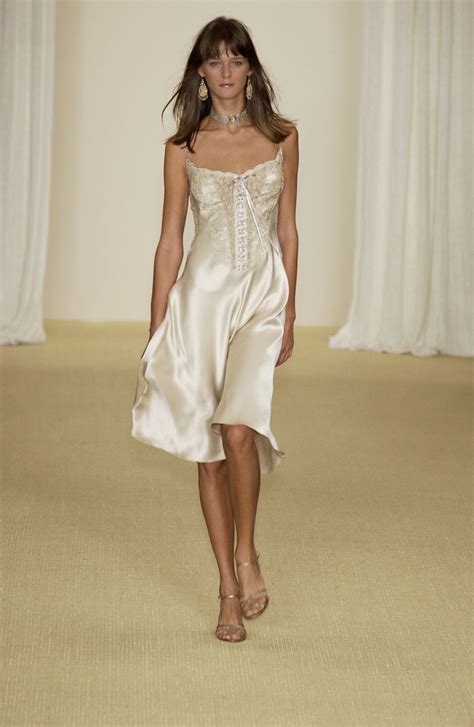 Ralph Lauren Spring 2003 Runway Pictures With Images Fashion Satin