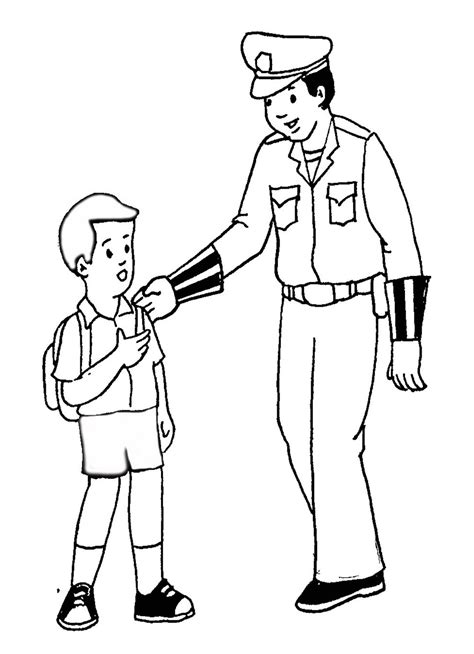 Ilustrasi polisi, ilustrasi profesi polisi, rencana pengembangan karir polisi, petugas pemadam. 20+ Gambar Polisi Kartun Untuk Diwarnai - Kumpulan Gambar ...