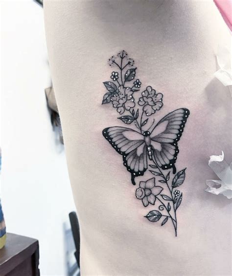 11 Butterfly Tattoo With Flowers Ideas That Will Blow Your Mind Alexie