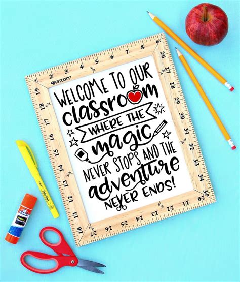 Be sure to check out our website at svgfilesfree.com. Welcome to Our Classroom {Free Printable & SVG File ...