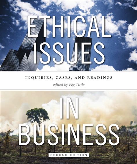 Ethical Issues In Business Second Edition Broadview Press