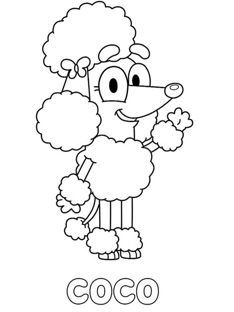 Teacup toy poodles are tiny canines that have become very popular among toy breed enthusiasts. Poodle Coco Coloring Page - Free Printable Coloring Pages ...