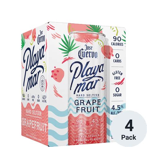 Hard seltzer, spiked seltzer or hard sparkling alcohol water is a type of highball drink containing carbonated water, alcohol, and often fruit flavoring. Playamar By Jose Cuervo Grapefruit Hard Seltzer | Total ...