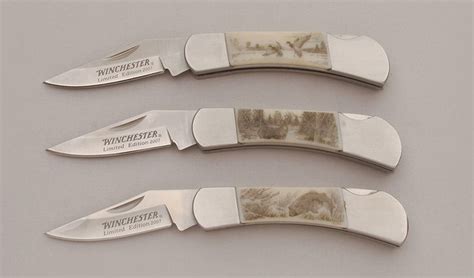 It is a three knife set. Winchester Knives 2007 LTD Edition Lockback Set - KLC13640 (With images) | Winchester knife ...