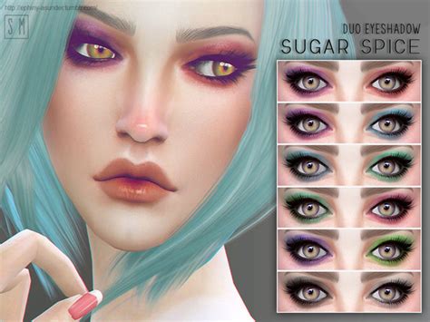 Sugar Spice Duo Eyeshadow By Screaming Mustard At Tsr Sims 4 Updates