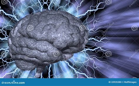 Psychedelic Background Brain Stock Photo Image 33935380