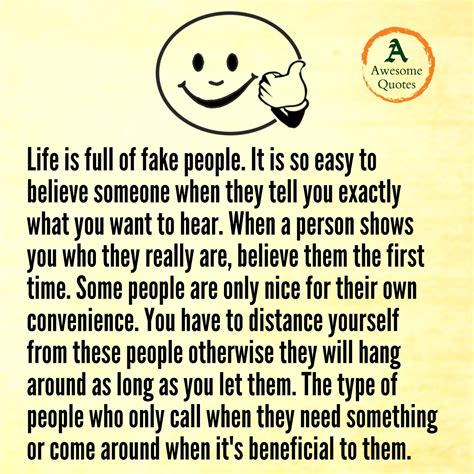 Life Is Full Of Fake People