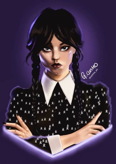 Wednesday Addams A Drawing I Made For This Amazing Character Let Me