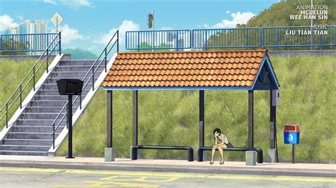 On Deviantart Bus Stop Anime