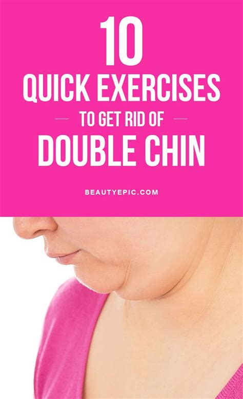10 Ways To Get Rid Of A Double Chin Exercises Prevention Artofit