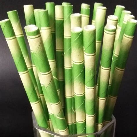 25 Pcs Bamboo Pattern Paper Decoration Wedding Party Supplies Creative