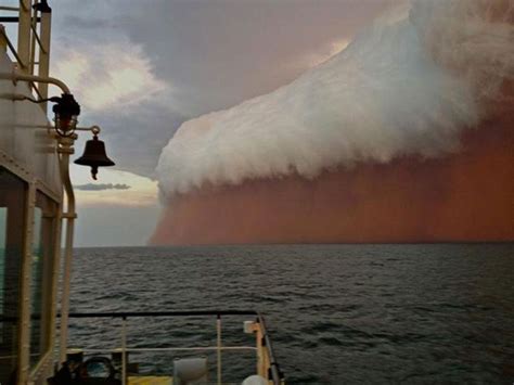 Sand Ahoy Captain Vast Dust Storm Hits Western Australia Ahead Of