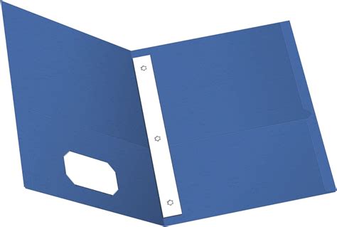 Oxford Twin Pocket Folders With Fasteners Letter Size