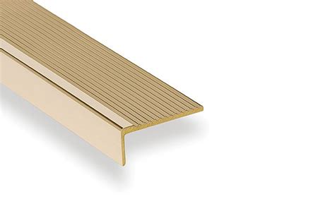 Brass Stair Nosings With Ribbed Treads Stair Nosing Stairs Brass