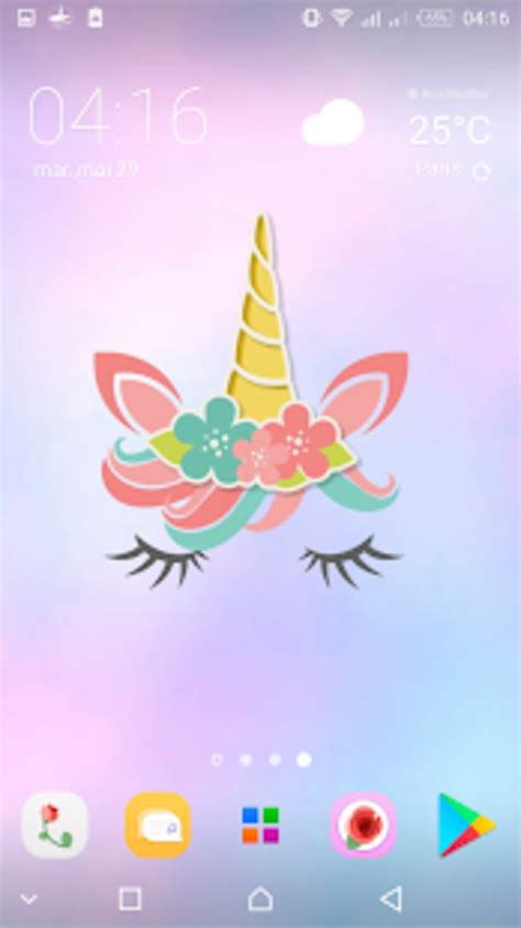 Cute Unicorn Girl Wallpapers Kawaii Backgrounds Apk For Android Download