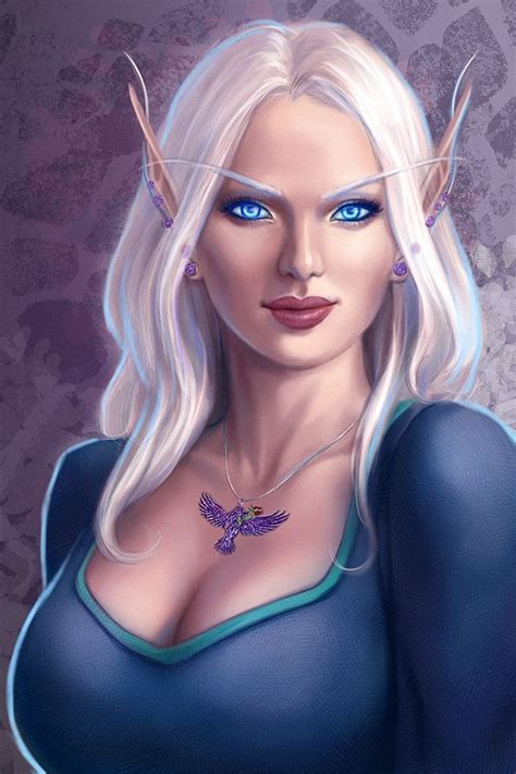 ***all photos will arrive as shown without the. Elf portrait by Cher-Ro | Fantasy female warrior, Fantasy ...