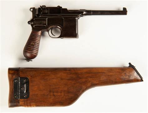 Sold Price Mauser C96 Broomhandle Pistol December 6 0118 1000 Am Est