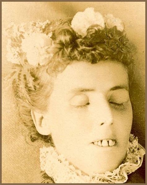 Post Mortem Photo Of Woman From The 1890s