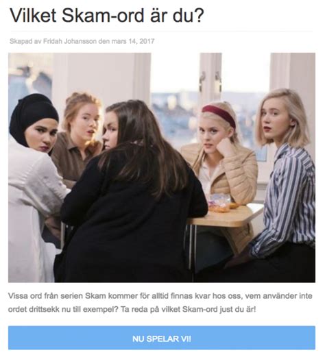 Quiz Er Du En Ekte Skam Fan