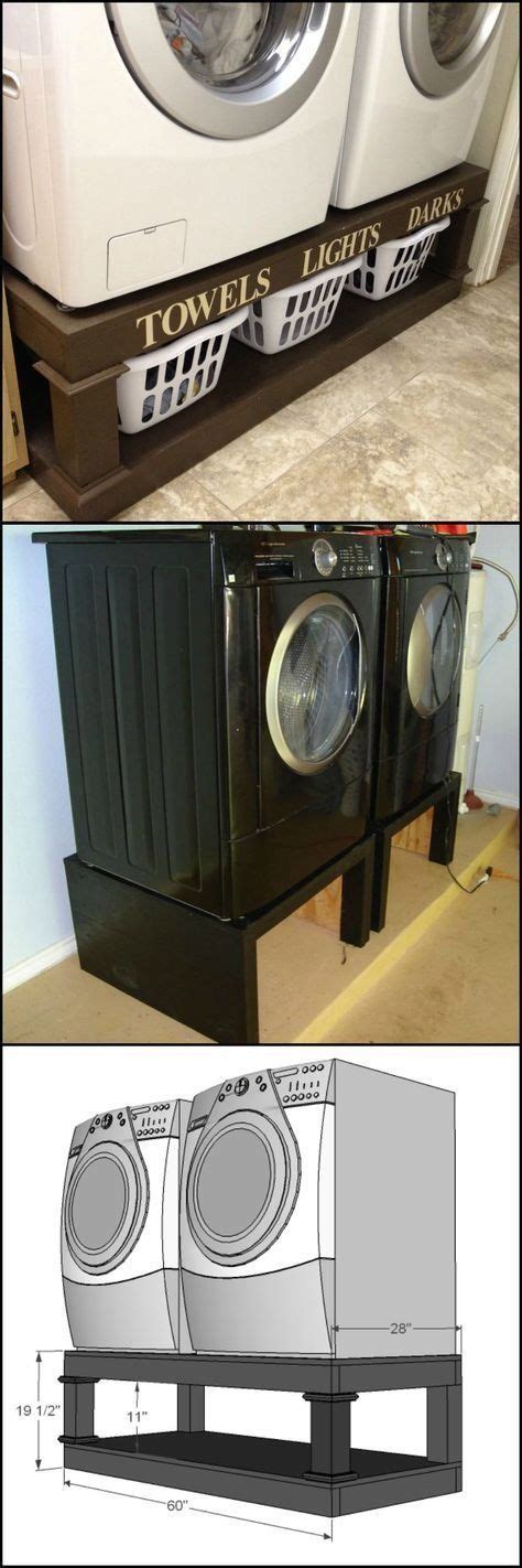 In this diy washer dryer stand tutorial, learn how to build your own washer dryer stand with limited experience and basic materials on a tight budget. DIY Washing Machine and Dryer Pedestal | 1000 in 2020 ...