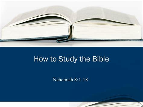 Ppt How To Study The Bible Powerpoint Presentation Free Download