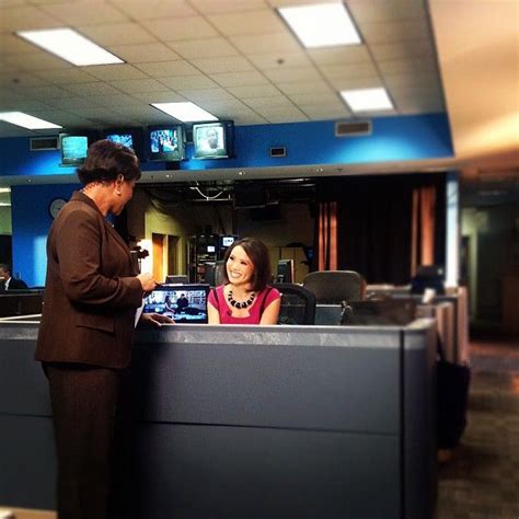 Sonja Gantt And Dion Lim On Air In The Nbccharlotte Newsroom Nbc