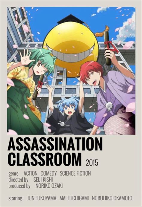 Assassination Classroom En 2021 Affiches De Films Style Minimaliste