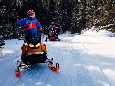 Algoma Country Wilderness Snowmobile Tour Intrepid Snowmobiler