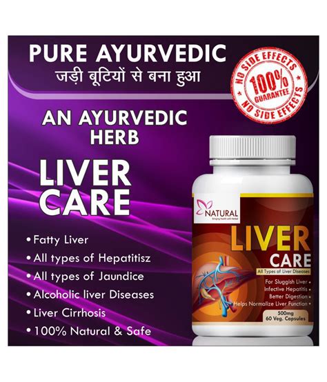 Natural Liver Care May Remove Liver Diseases Capsule 60 Nos Pack Of 1
