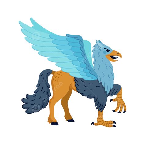 Magical Creatures Clipart Vector Magical Creatures Set Hippogriff