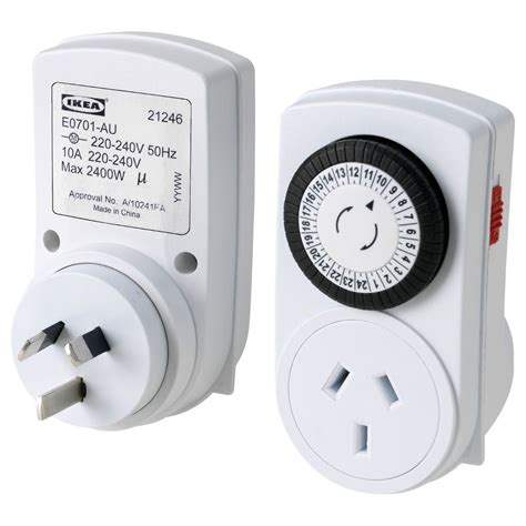 2 Ikea Timers 24hr Electrical Power Timer Switch Tanda Safety Plug In