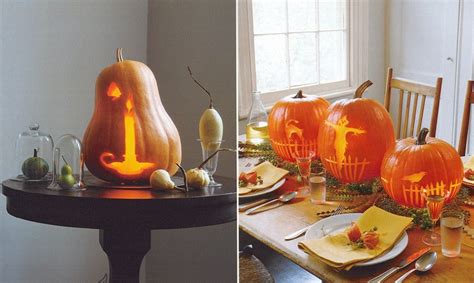 The Art Of Etched And Carved Pumpkins By Martha Stewart At Home With