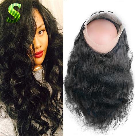 360 Lace Frontal Pre Plucked Peruvian Body Wave 360 Lace Frontal Closure 360 Lace Virgin Hair
