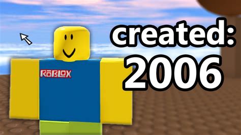 The Oldest Roblox Game Ever Made Youtube