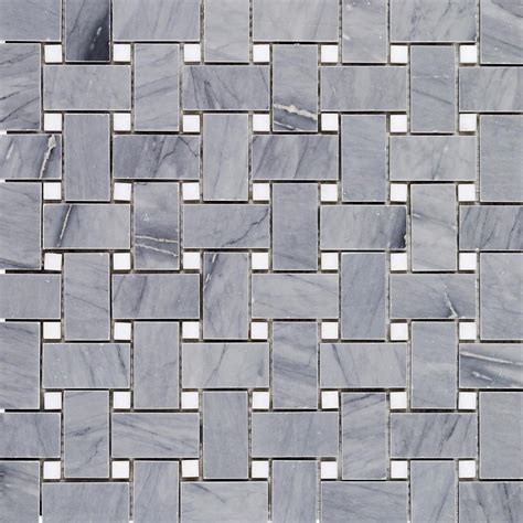 Basketweave Mosaic Floor Tile Three Strikes And Out