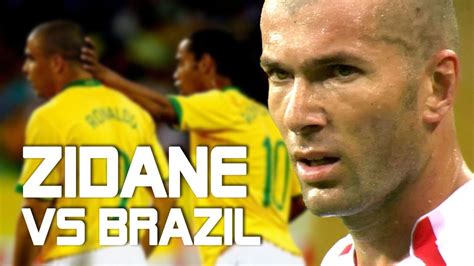 Best Player Vs Best Team Zidane Vs Brazil World Cup 2006 Youtube