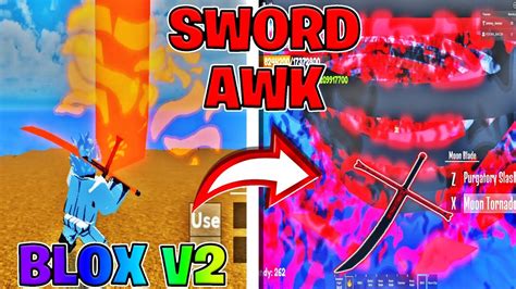 Blox V2 Novo Jogo Como Despertar As Espadas Sword Awk Flame Blade E