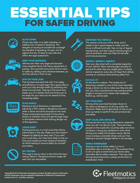 Safe Driving Infographic Car Care Tips Learn Car Driving Driving Basics