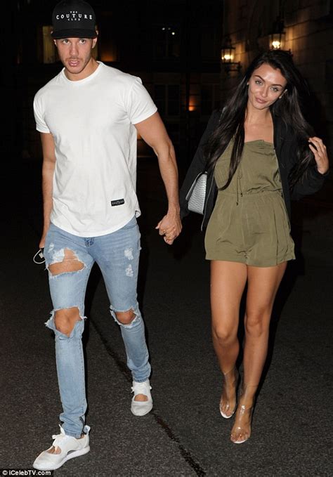 Love Islands Kady Mcdermott In Tiny Playsuit In Manchester Daily